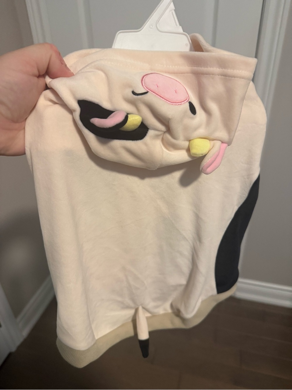 Squishmallow Cute Cow costume for dog